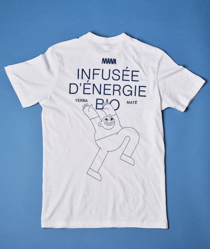 T-SHIRT "INFUSED WITH ORGANIC ENERGY